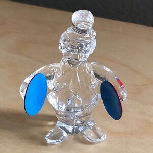 VTG Waterford Crystal Ireland Merry Music Jewels the Clown with Cymbals